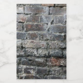 Étiquette Pour Bocaux Brick wall (Étiquettes simples)