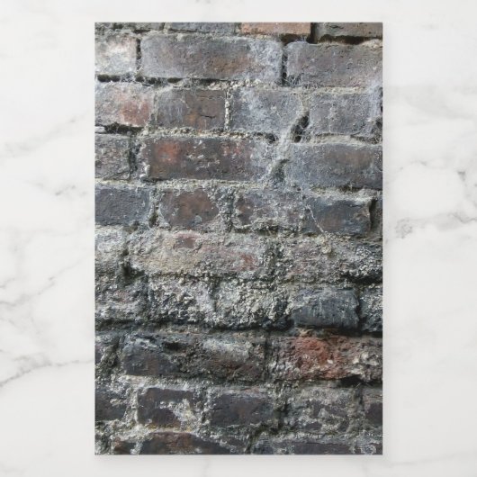 Étiquette Pour Bocaux Brick wall (Étiquettes simples)