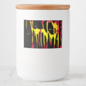 Étiquette Pour Bocaux burons et éperons et bacchanal (Devant)