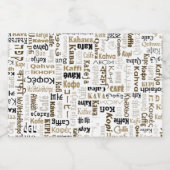 Étiquette Pour Bocaux Café (Étiquettes simples)