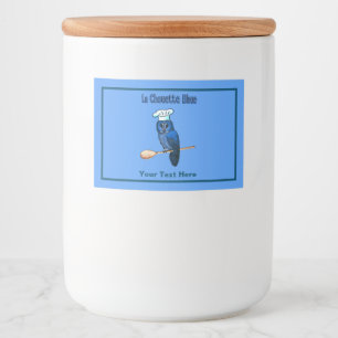 Étiquette Pour Bocaux Café La Chouette Bleue