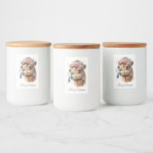 Étiquette Pour Bocaux Camel de Noël (Bouteilles)