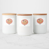 Étiquette Pour Bocaux Caricature de Churro (Bouteilles)