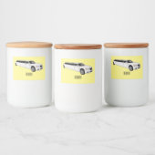 Étiquette Pour Bocaux Caricature limousine (Bouteilles)