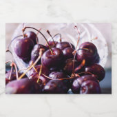 Étiquette Pour Bocaux Cerises (Étiquettes simples)