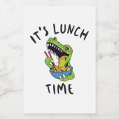 Étiquette Pour Bocaux C'est l'heure du déjeuner (Étiquettes simples)