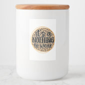 Étiquette Pour Bocaux C'est rien à porter (Devant)