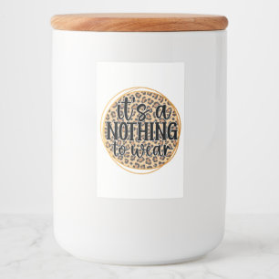 Étiquette Pour Bocaux C'est rien à porter