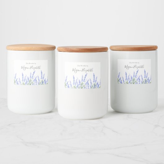 Étiquette Pour Bocaux Champ de Lavande 2 (Bouteilles)