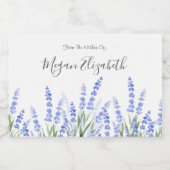 Étiquette Pour Bocaux Champ de Lavande 2 (Étiquettes simples)