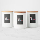 Étiquette Pour Bocaux Chasse aux oeufs Lapin de Pâques (Bouteilles)