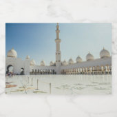 Étiquette Pour Bocaux Cheik Zayed Grand Mosque, Abu Dhabi (Étiquettes simples)
