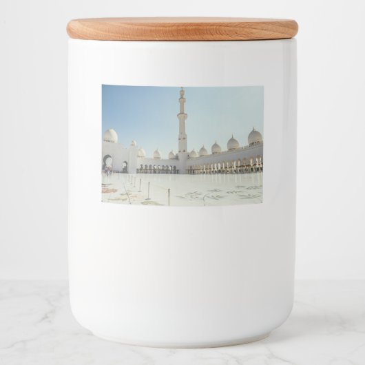 Étiquette Pour Bocaux Cheik Zayed Grand Mosque, Abu Dhabi (Devant)