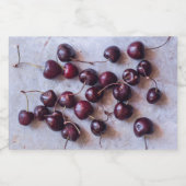 Étiquette Pour Bocaux Cherries (Étiquettes simples)
