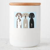 Étiquette Pour Bocaux Chiens géants (Devant)