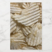 Étiquette Pour Bocaux Chips de pommes de terre (Étiquettes simples)