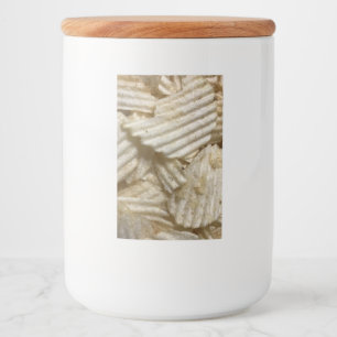 Étiquette Pour Bocaux Chips de pommes de terre