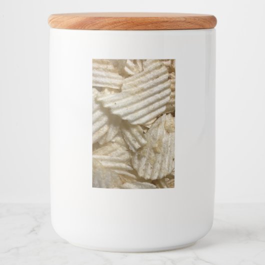 Étiquette Pour Bocaux Chips de pommes de terre (Devant)