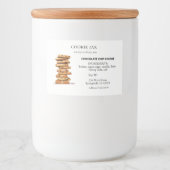 Étiquette Pour Bocaux Chocolat à puce Boulangerie (Devant)