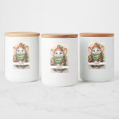 Étiquette Pour Bocaux Christmas Mouse 5 Votre texte ici (Bouteilles)