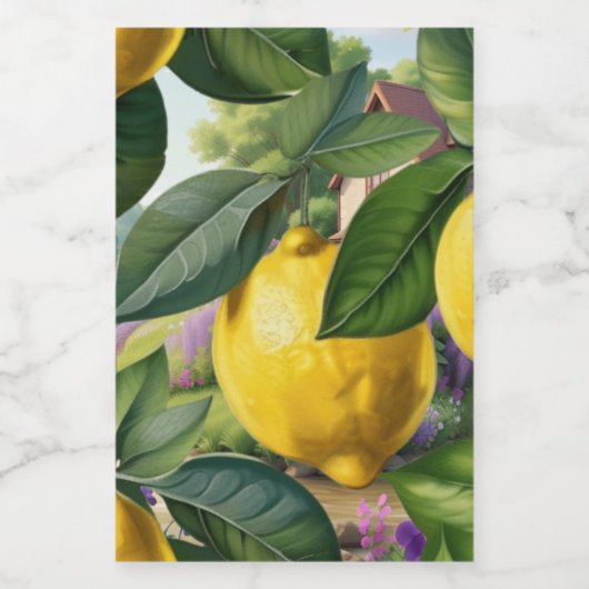 Étiquette Pour Bocaux Citron vert (Étiquettes simples)