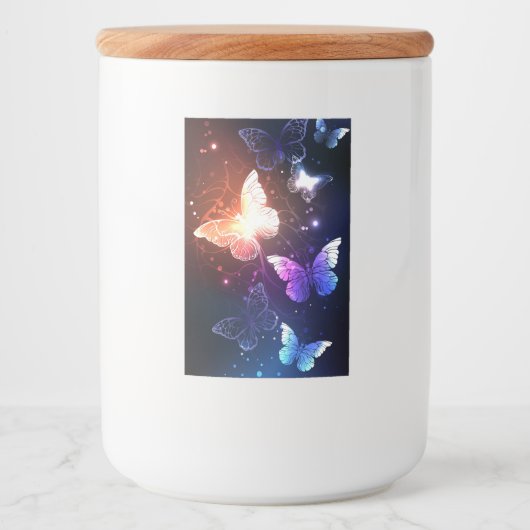 Étiquette Pour Bocaux Clowing Night Butterflies (Devant)