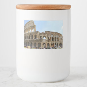 Étiquette Pour Bocaux Colisée Rome Photographie