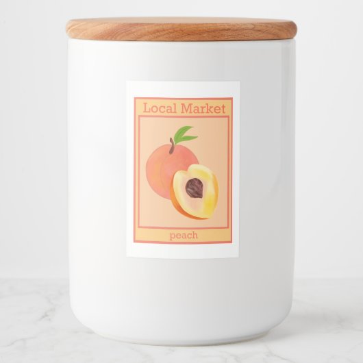 Étiquette Pour Bocaux Collier de pêche (Devant)