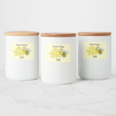 Étiquette Pour Bocaux Conception d'abeilles et d'abeilles (Bouteilles)
