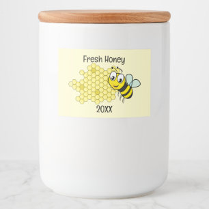 Étiquette Pour Bocaux Conception d'abeilles et d'abeilles