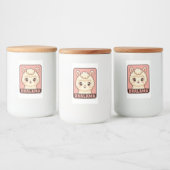 Étiquette Pour Bocaux Conception d'illustration de lama mignon (Bouteilles)