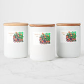 Étiquette Pour Bocaux Confiture aux myrtilles (Bouteilles)