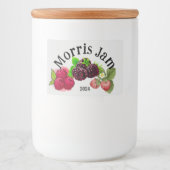 Étiquette Pour Bocaux Confiture de baies maison (Devant)