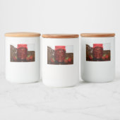 Étiquette Pour Bocaux confiture de fraise (Bouteilles)