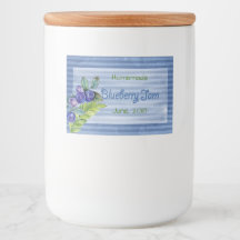 Conserves de confiture de bleuet