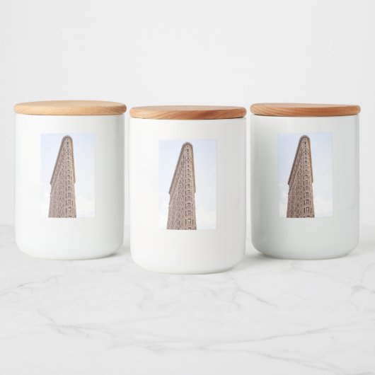 Étiquette Pour Bocaux Construction de Flatiron (Bouteilles)