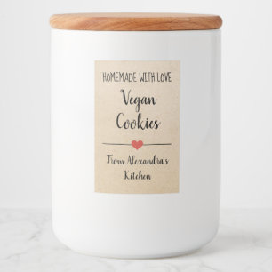 Étiquette Pour Bocaux cookies artisanaux