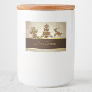 Étiquette Pour Bocaux Cookies de pain d'épices