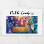 Étiquette Pour Bocaux Cookies Pickle Jar (Étiquettes simples)