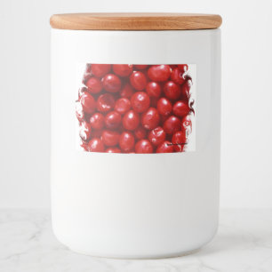 Étiquette Pour Bocaux Cranberry