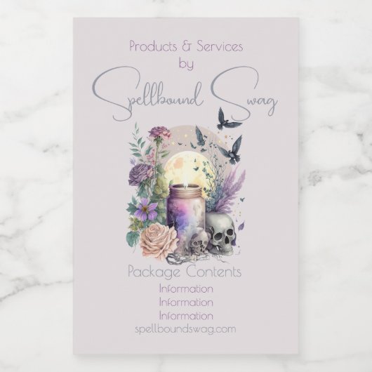 Étiquette Pour Bocaux Créez vos propres Roses gothiques (Étiquettes simples)