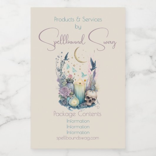 Étiquette Pour Bocaux Créez votre propre gothique céleste (Étiquettes simples)