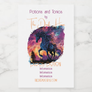 Étiquette Pour Bocaux Créez votre propre Pyrois Dark Horse Magie