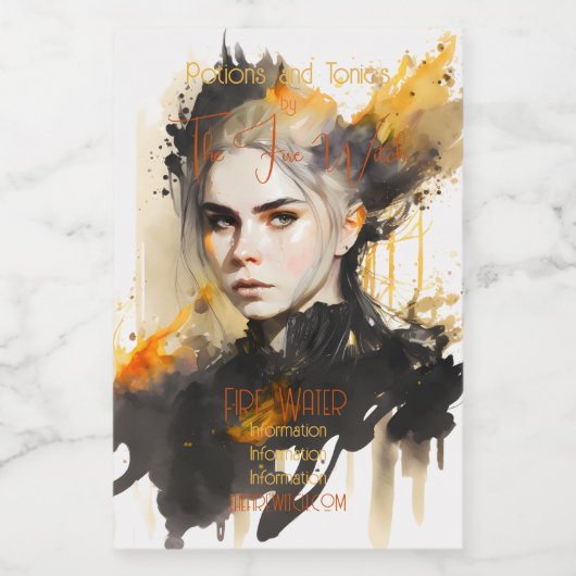 Étiquette Pour Bocaux Créez votre propre sorcière fière (Étiquettes simples)