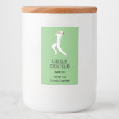 Étiquette Pour Bocaux Cricket (Devant)