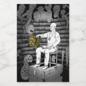 Étiquette Pour Bocaux Cube Magique avec Monstres (Étiquettes simples)