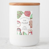 Étiquette Pour Bocaux Cuisine de Noël personnalisée (Devant)