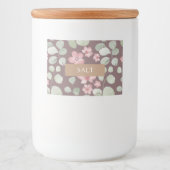 Étiquette Pour Bocaux Custom floral labels, Handmade jam labels (Devant)