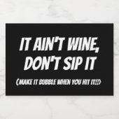 Étiquette Pour Bocaux Custom Moonshine Funny devis (Étiquettes simples)