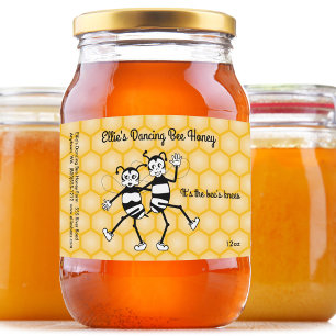 Étiquette Pour Bocaux Customizable honey jar label